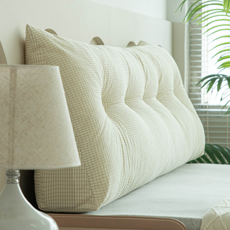 Corn Kernel Bedside Triangle Cushion Bed Pillow Large Backrest Cross-Border Waist Cushion Back Living Room Bay Window Tatami Mat