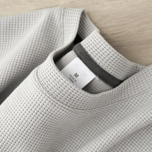 Men's Summer T-Shirt with Honeycomb Round Neck, Reverse Collar, Loose Fit, Plus Size, Ice Silk Thin Vintage Style