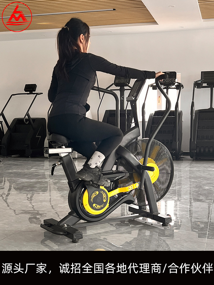 Bicicletas de fitness Lang Ming ventilador de resistencia al viento bicicletas interiores suministro de equipos aeróbicos gimnasio conjunto completo de montar