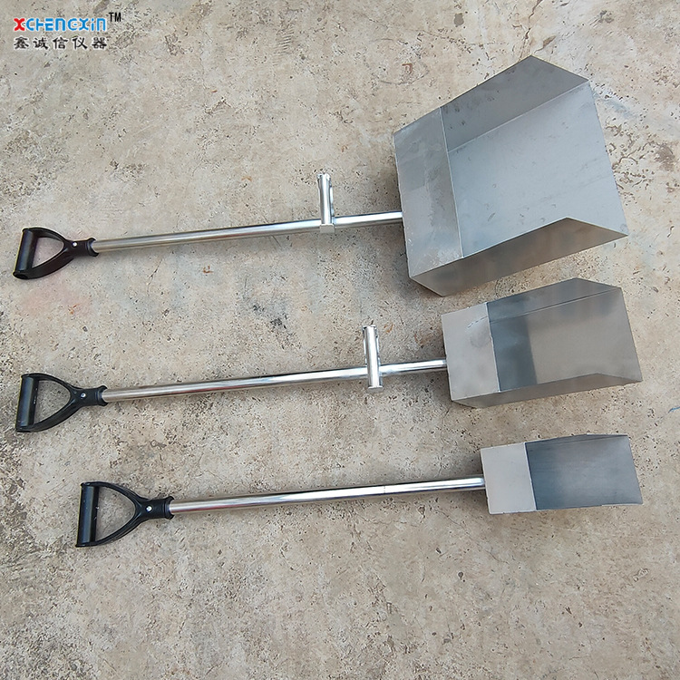 不锈钢采样铲 长柄铲 大中小号煤炭取样铲 适应粒度25、50、100mm