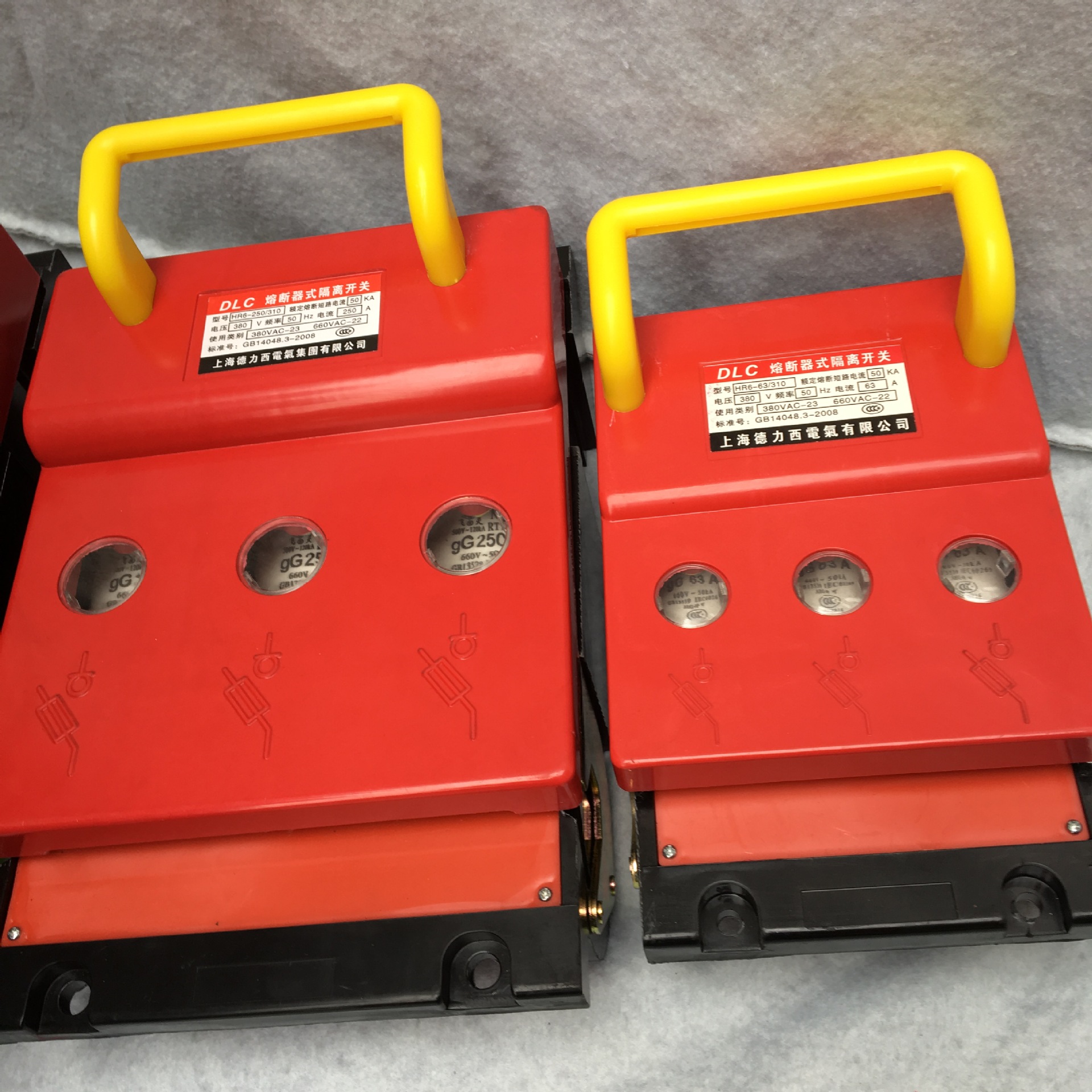 熔断器式隔离开关刀开关隔离开关HR6-630/3 HR6-400A 250/3上海良