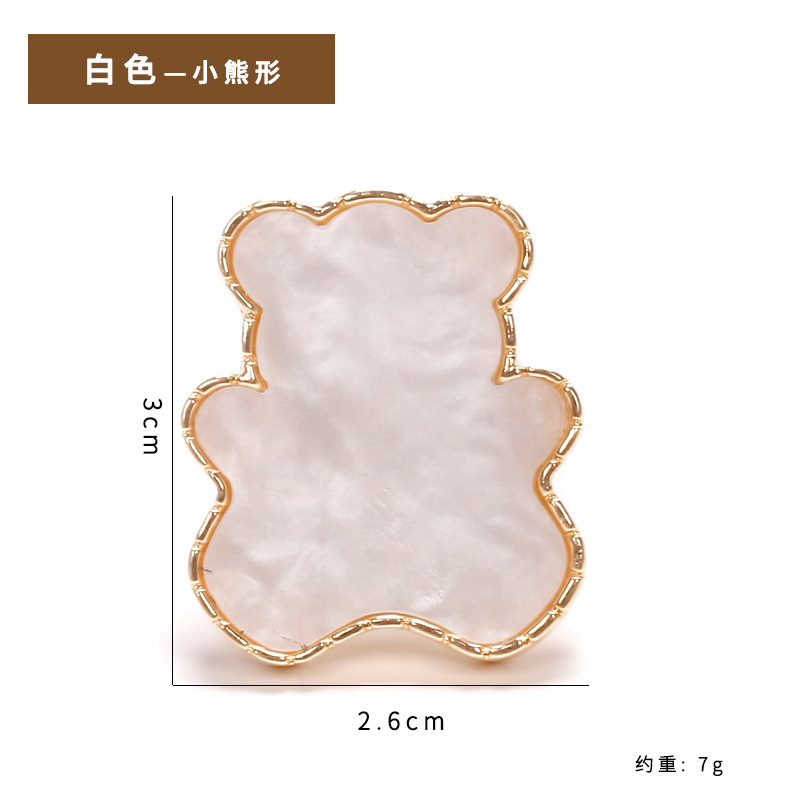 Transfronteriza nueva paleta de anillos de uñas paleta de teñido de limpieza fácil paleta de anillo ajustable de diseño de boca abierta