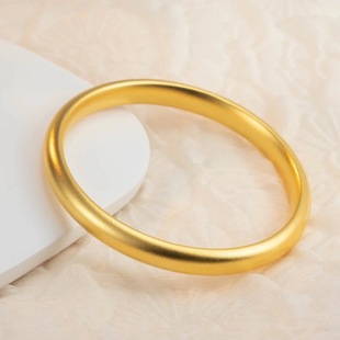 18K Gold Loach Back Bracelet for Women Au750 Color Gold Non-Removable Solid Ring Ancient Method Inheritance Gold Bracelet Water Shell