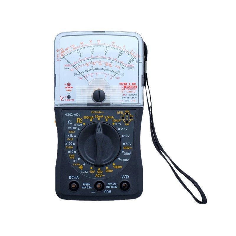 Nanjing Tianyu 5818 указательный мультиметр, механический трехцелевой измеритель с высоким сопротивлением, 100K, аналоговый портативный измеритель
