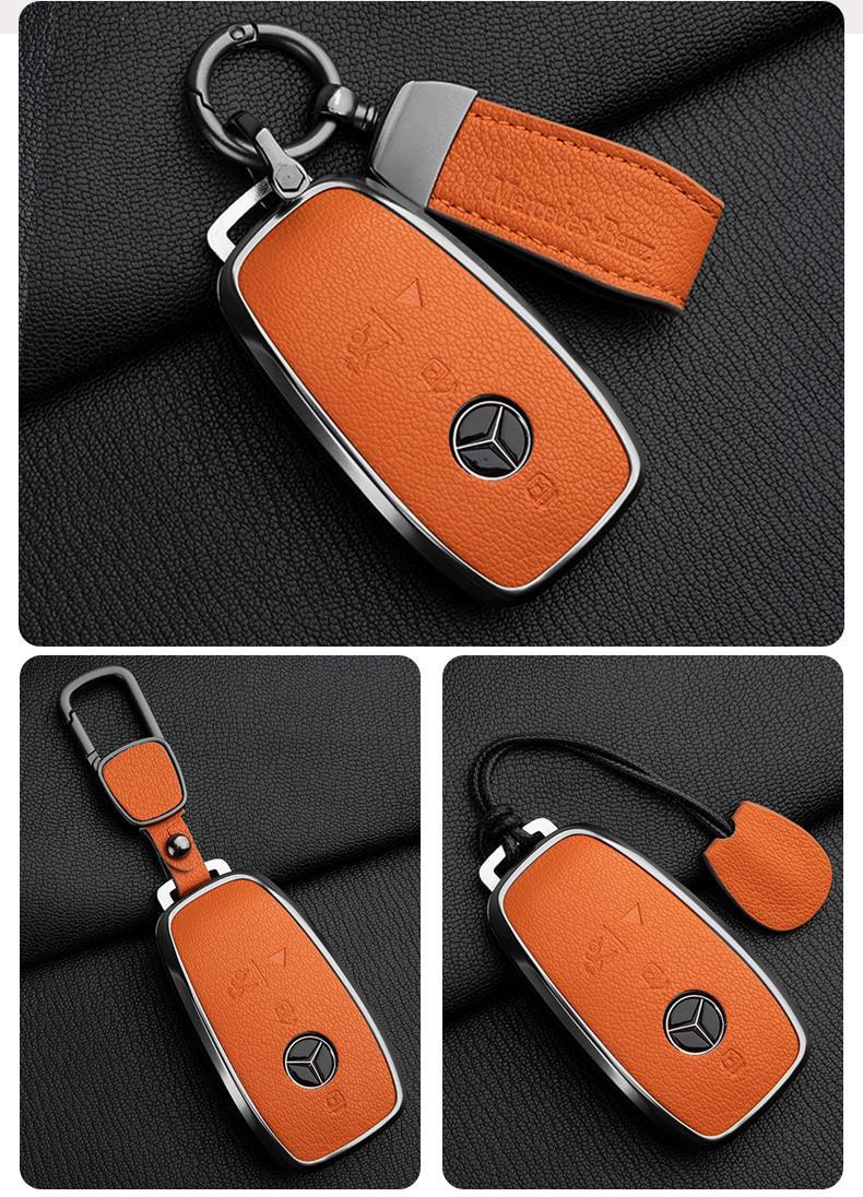 Suitable for Mercedes-Benz Gls450 Key Cover High-End Plus Version Glc300 Shell Gle450/350 Car Key Shell Buckle