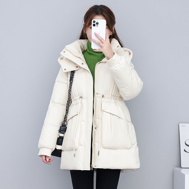 Off-Season Women's Cotton-Padded Jackets, Thickened Cotton-Padded Jackets, Loose Mid-Length Women's Cotton-Padded Jackets, Cheap Cotton-Padded Jackets