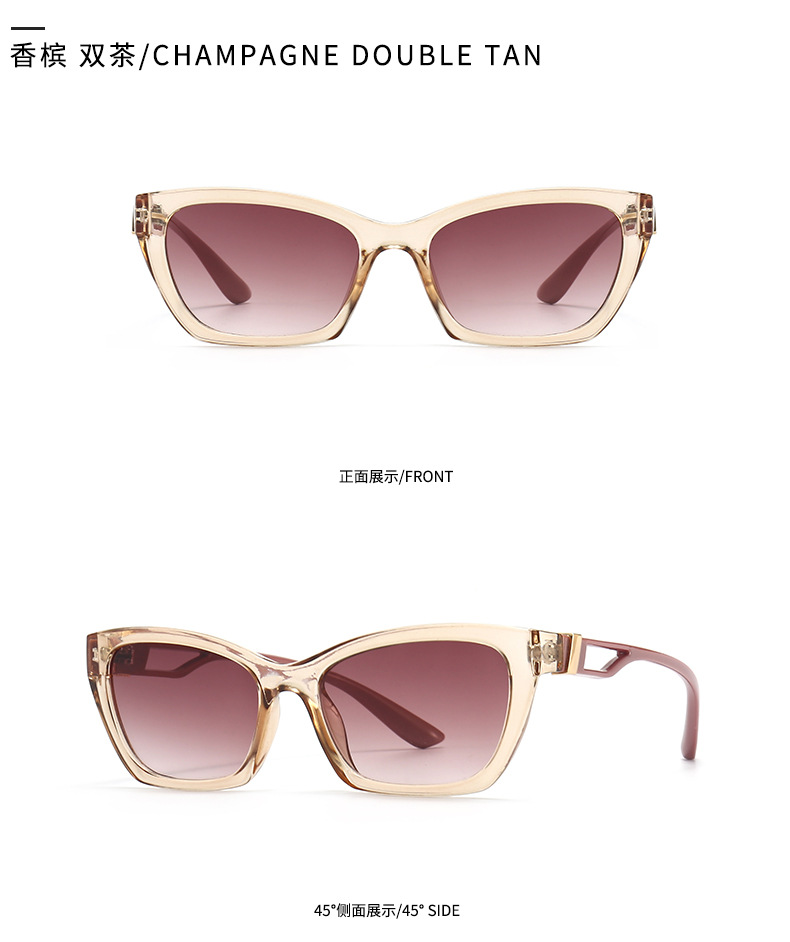 Hollow Temple Modern Charm Trend Fashion Sunglasses Female display picture 8