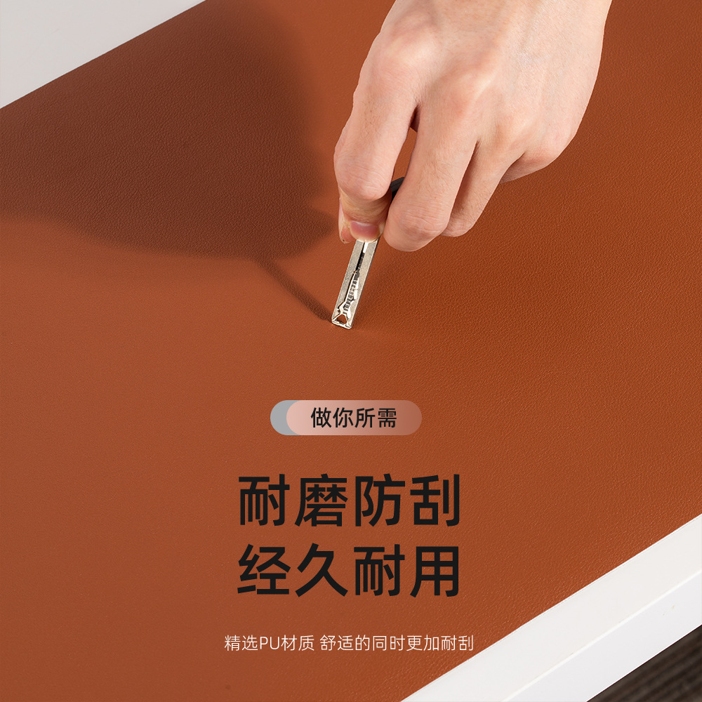 Diseño de cojín de mesa de cuero antideslizante impermeable color sólido super gran patrón publicitario cojín de publicidad para hacer cojín de ratón
