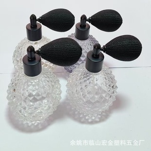 Factory Direct Sales 18Mm15Mm Perfume Air Bag Nozzle Spray Bright Black Matte Black Short Water Spray Press Pump Head Bottle