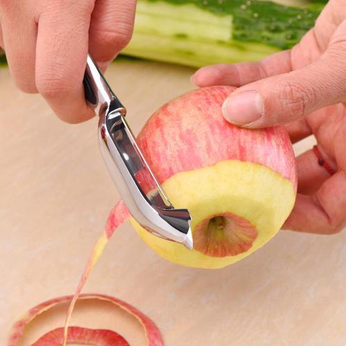 Zinc alloy peeling knife multifunctional stainless steel peeler grater threaded handle peeling knife potato eye digging