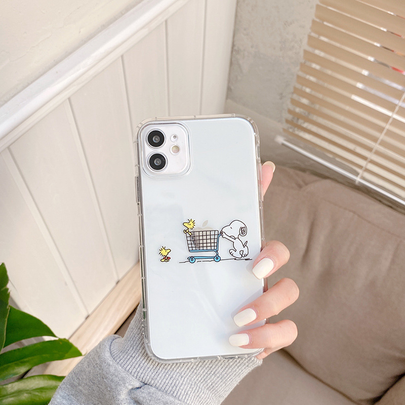 Nueva carcasa de teléfono móvil iPhone12 Apple 15PROMAX silicona para 14pro todo incluido 11 transparente 13 resistente a caídas