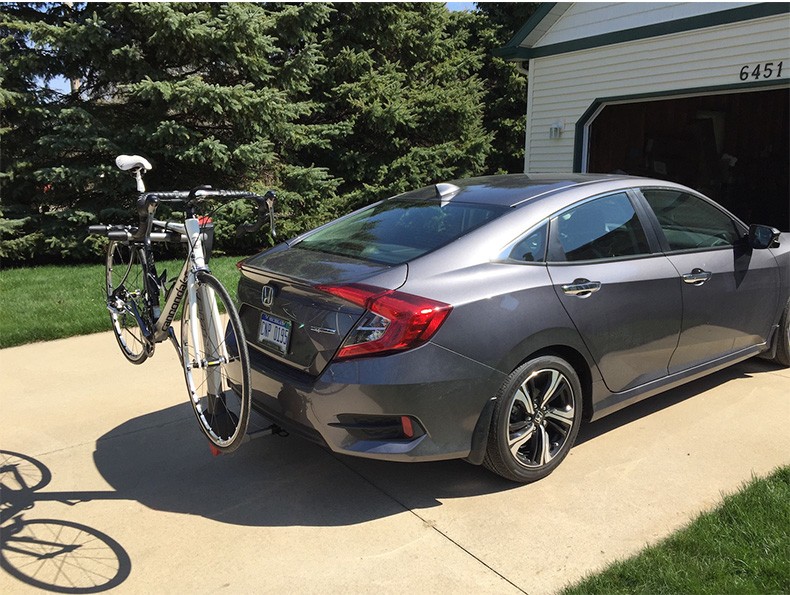 Ridge Bike Rack Mountain Bike Road Bike Trailer Hitch Universal Hanging Car Tilt Foldable