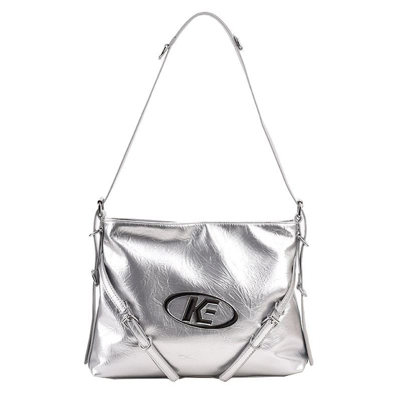 Tragbare, modische Strukturtasche mit großem Fassungsvermögen für Damen, neue Pendler-Einkaufstasche, einfache Achseltasche für alle Gelegenheiten, 2023_voghion.com