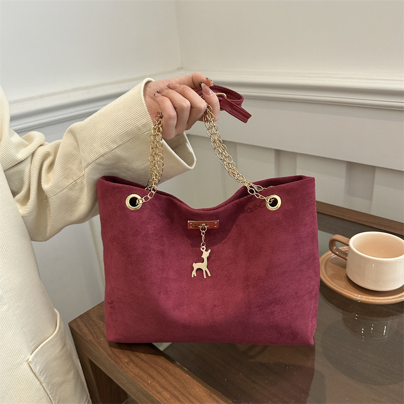 Bolsa feminina casual elegante e delicada, transversal de ombro, primavera 2024, nova.