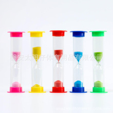 厂家塑料玻璃沙漏计时器礼品创意摆件透明小批发彩色10秒-10分钟