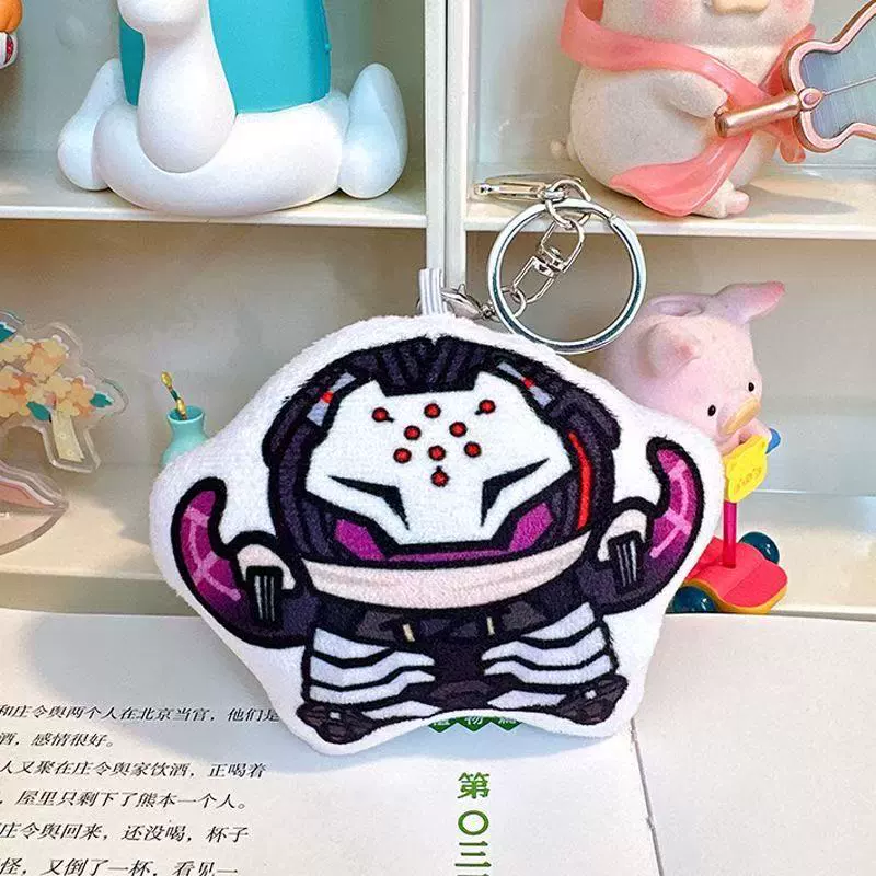 Поворотная модель ощущения боли, кукла-голос Ramasha, Salmon Emperor Dharma God Voice Pendant Overwatch Keychain
