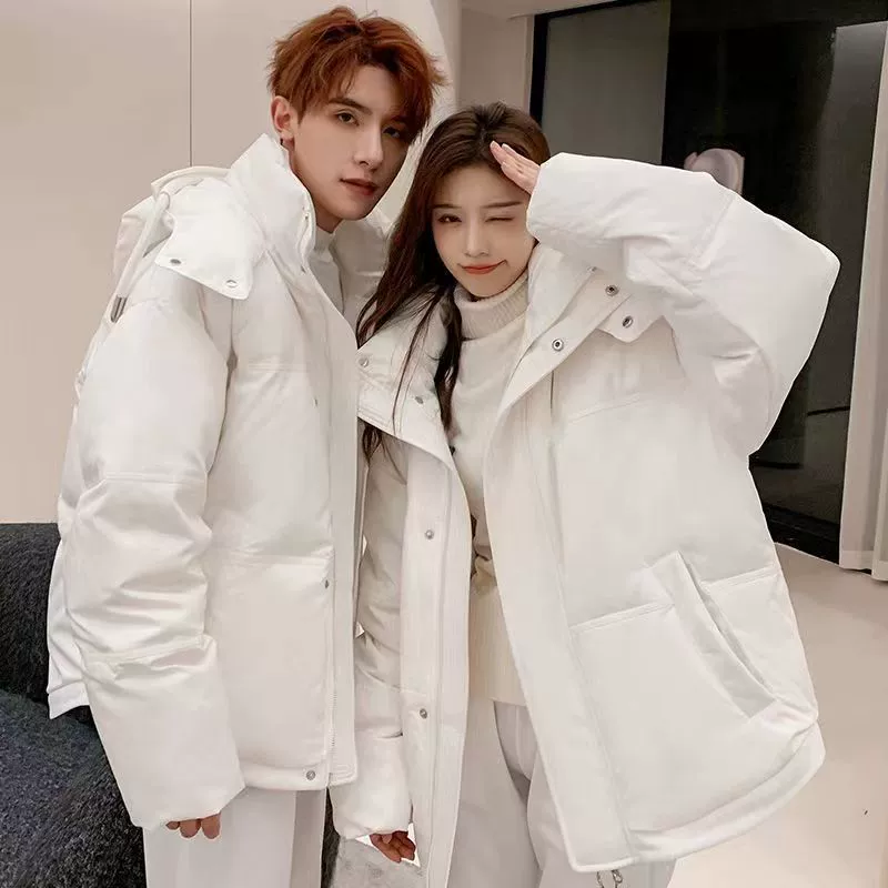 Супер толстая пара зимняя пара одежда свободная пуховая хлопковая одежда oversized2022 зимняя новая зимняя куртка