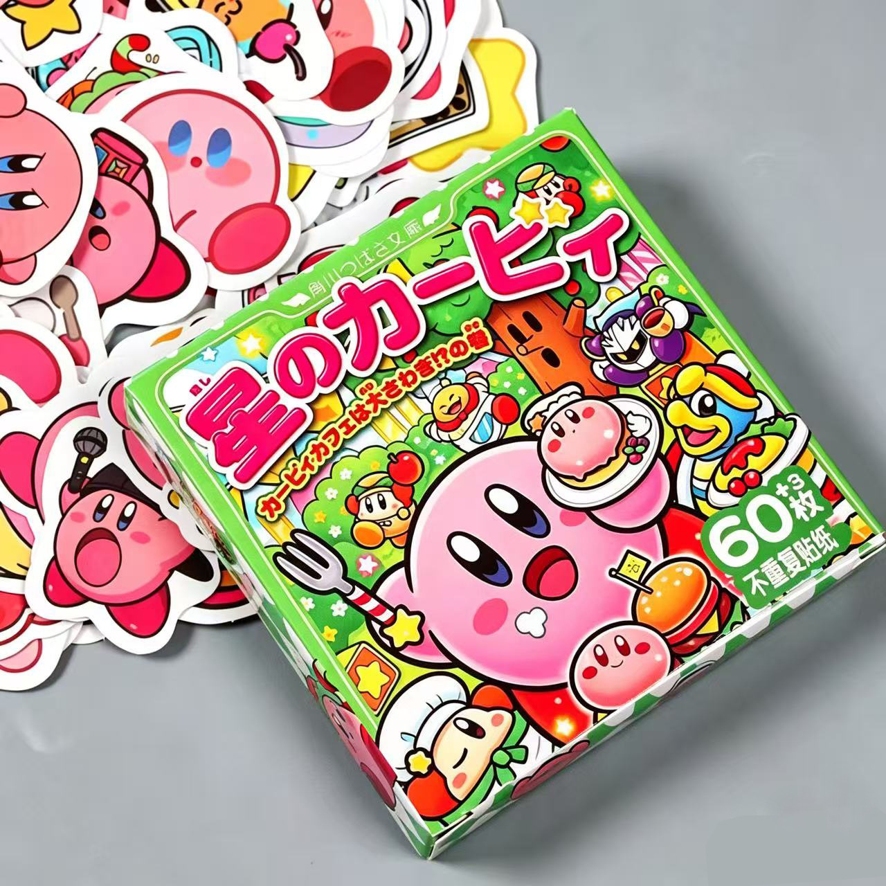 63 pegatinas de caja de regalo para niños encantadores personajes de dibujos animados transfronterizos decoración caliente pegatinas impermeables al por mayor
