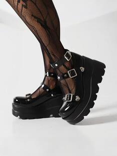 C 38624 Platform Heel Mary Janes �ɸ���ŮЬ �羳�W��