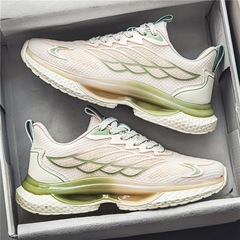 莆田男鞋夏季透氣網面運動減震超輕跑步鞋休閒百搭增高老爹潮鞋男