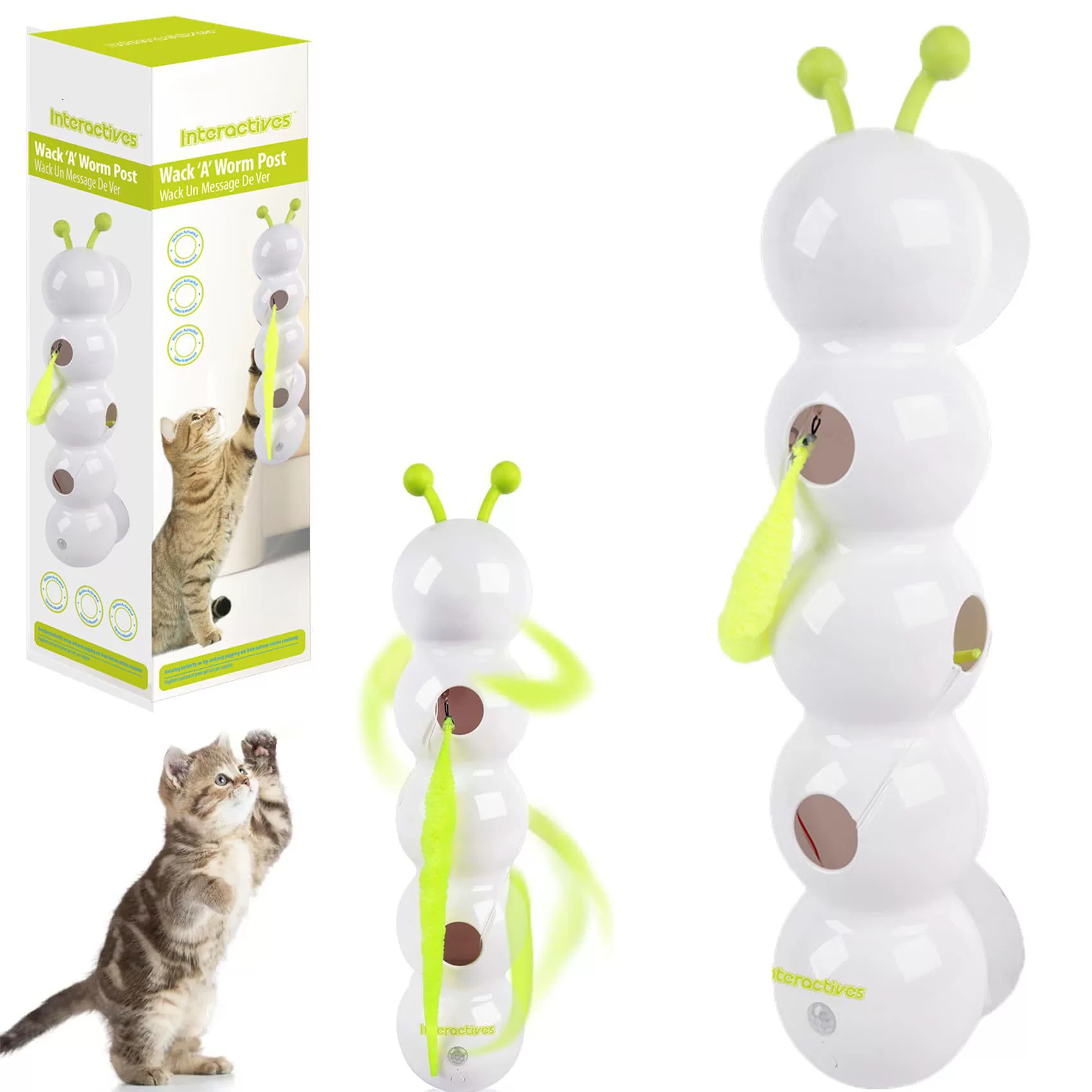 Фабрика игрушек для кошек Гусеница преследует радость от Hi, чтобы снять скуку