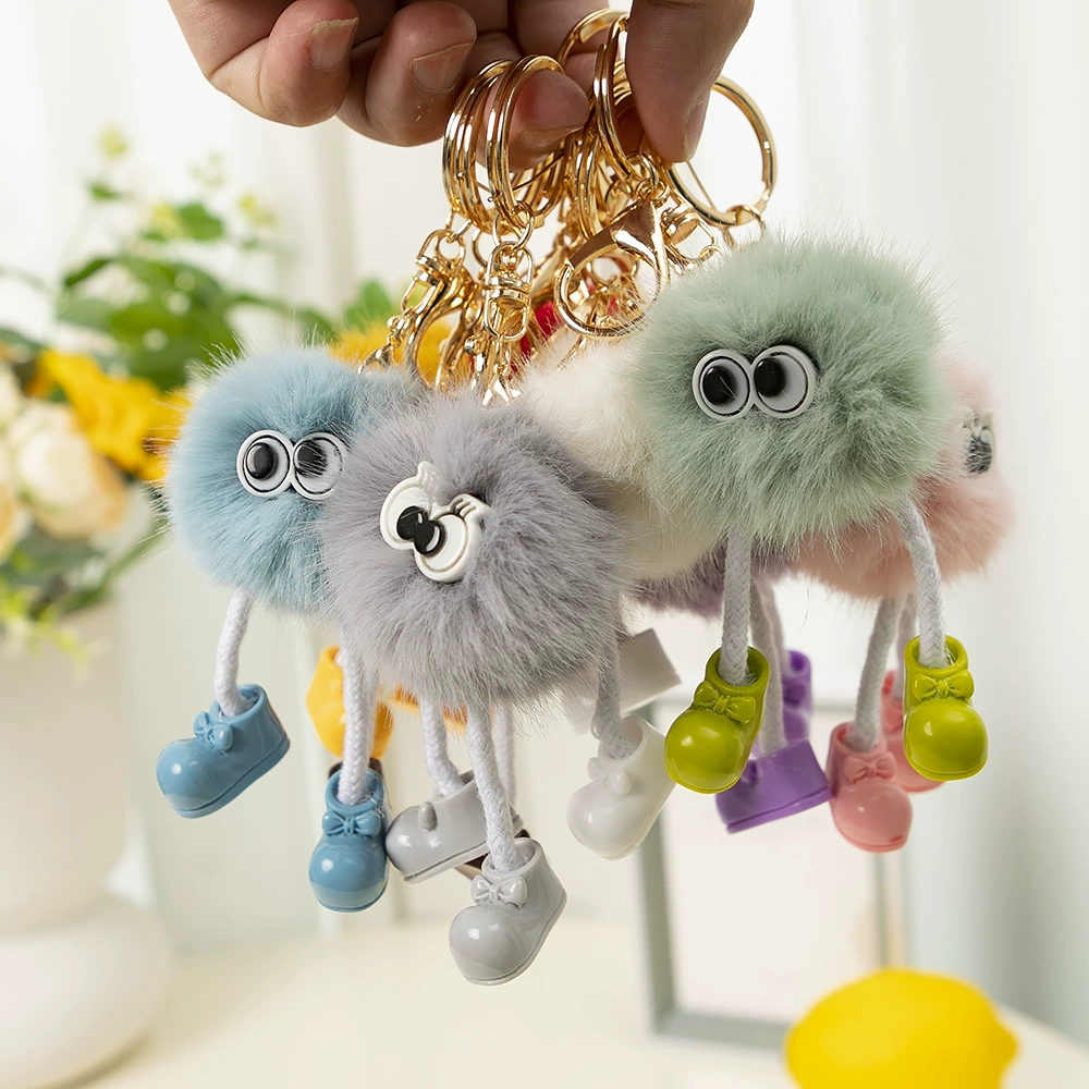 Имитация норки Пояс Обувь эльф ключ кулон автомобиль подвесные украшения Южная Корея паутина красный плюшевый мяч сумка кукла подарок