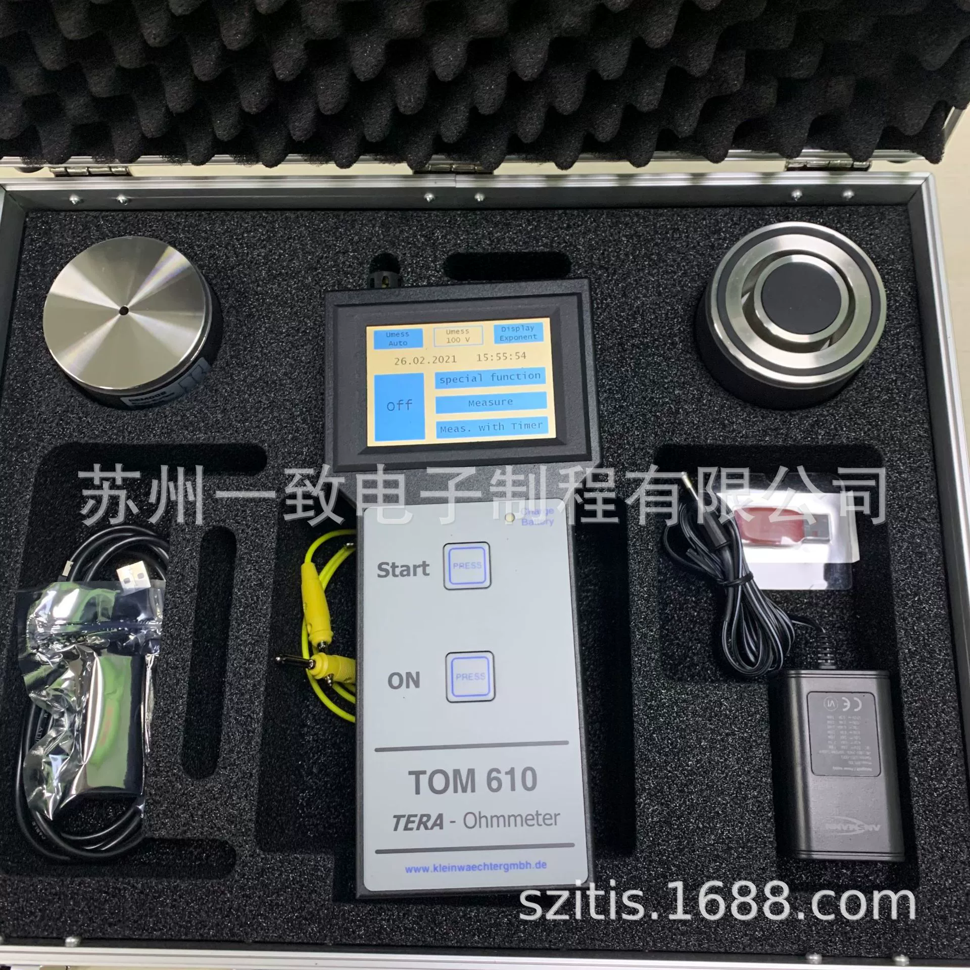 Немецкий омметр Kleinwachter TERA TOM610, цифровой омметр, измеритель сопротивления