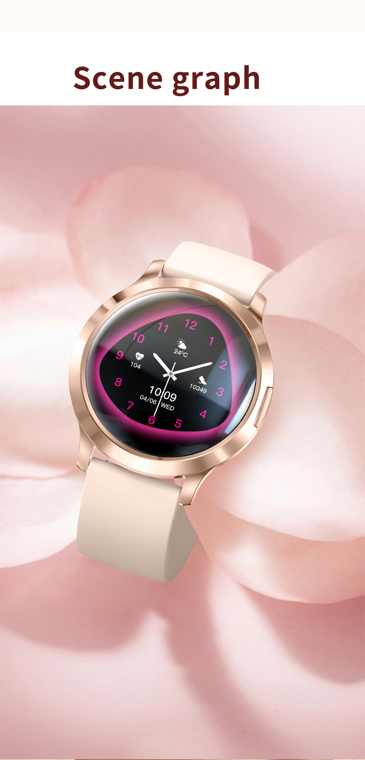 Smartwatch With Calling Function Heart Rate And Blood Pressure_voghion.com