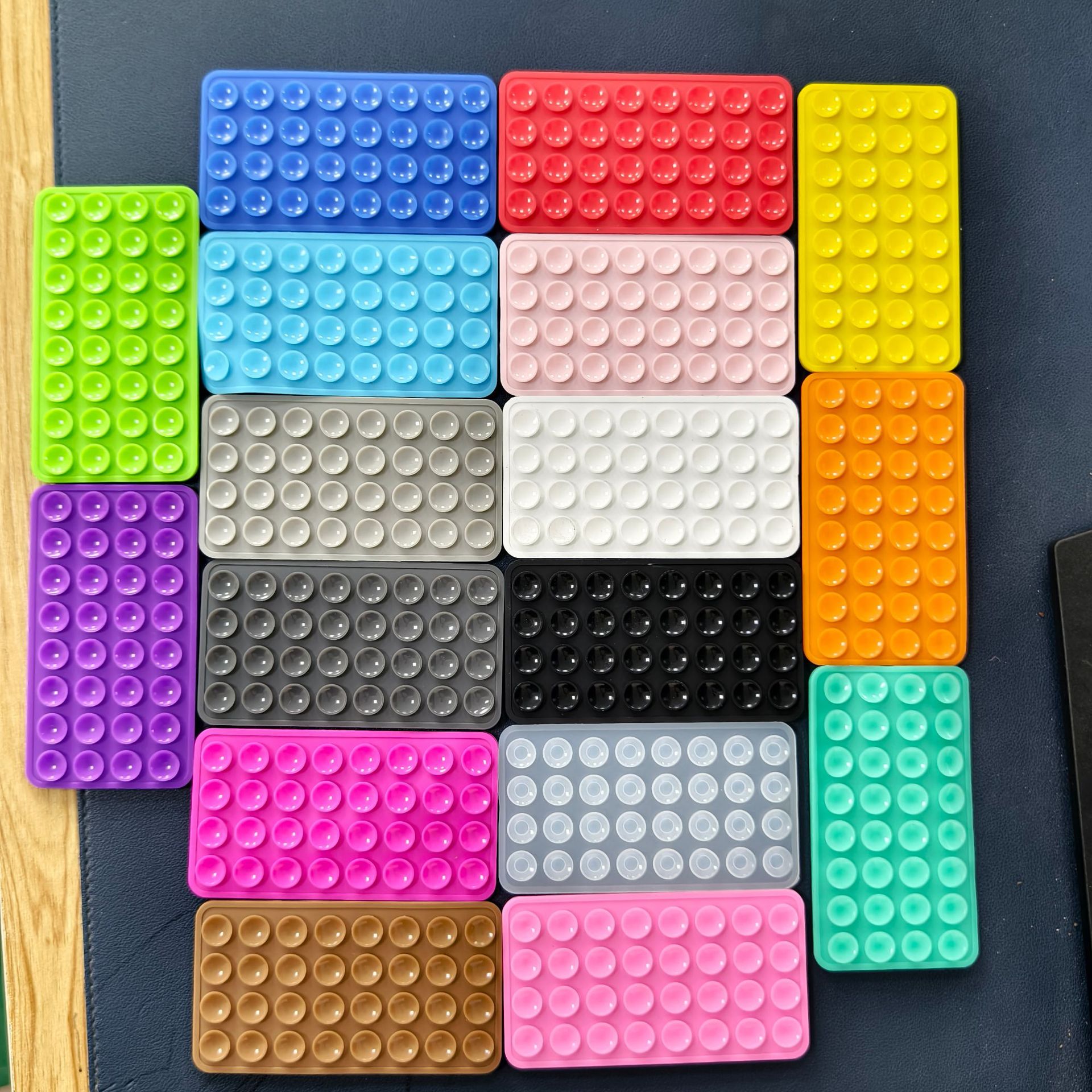silicone double-sided square multifunctional non-slip mobile phone