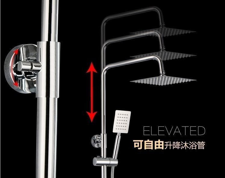 Qianjiashu all-copper shower head set, household hot and cold faucet switch, bathroom and toilet shower head set undefined