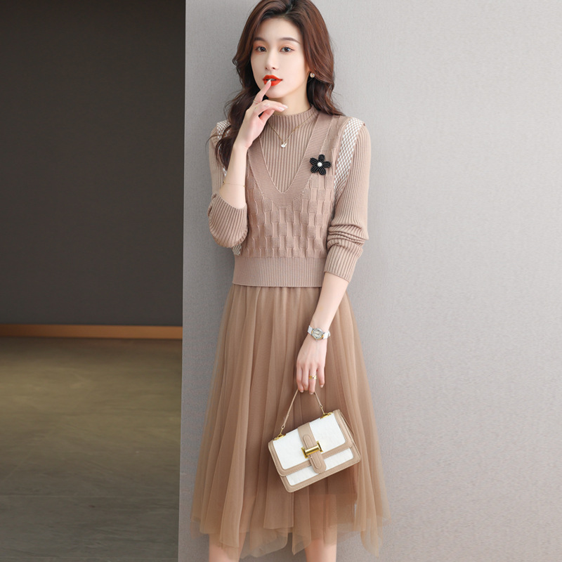 E6115 1230K ĐỒ BỘ NỮ TAIRYA ÁO LEN CẢ BỘ 2 MÓN MÙA XUÂN THU ĐÔNG TRÔNG TRẺ HƠN TUỔI THỜI TRANG NỮ G04 SẢN PHẨM MỚI