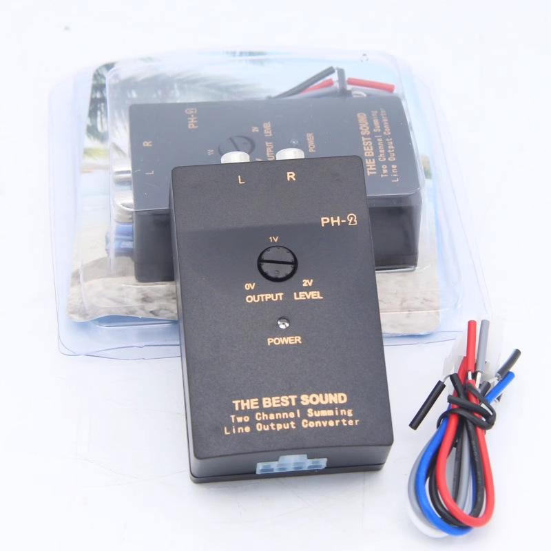 Brand PH-2 car audio high to low subwoofer audio converter car audio high audio to low frequency