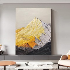 手描きの油絵の背面にある金山リビングルームテクスチャ吊り絵画モダンなシンプルな廊下入り口装飾絵画大型壁画