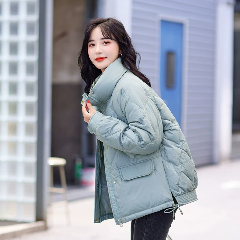 Корейская версия пуховой хлопчатобумажной одежды, женская короткая зимняя Свободная куртка больших размеров с хлопковой подкладкой, пальто, Оптовая Внешняя торговля