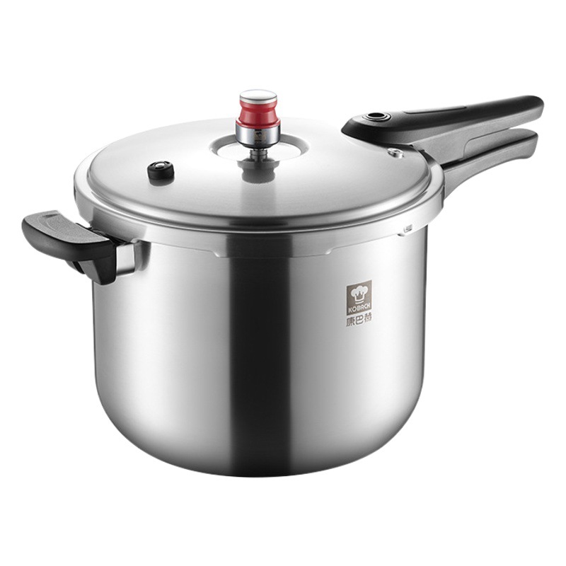 Konbach Pressure Cooker 304 Stainless Steel Household Gas Induction Cooker Universal Explosion-Proof Three-Layer Composite Steel Pressure Cooker
