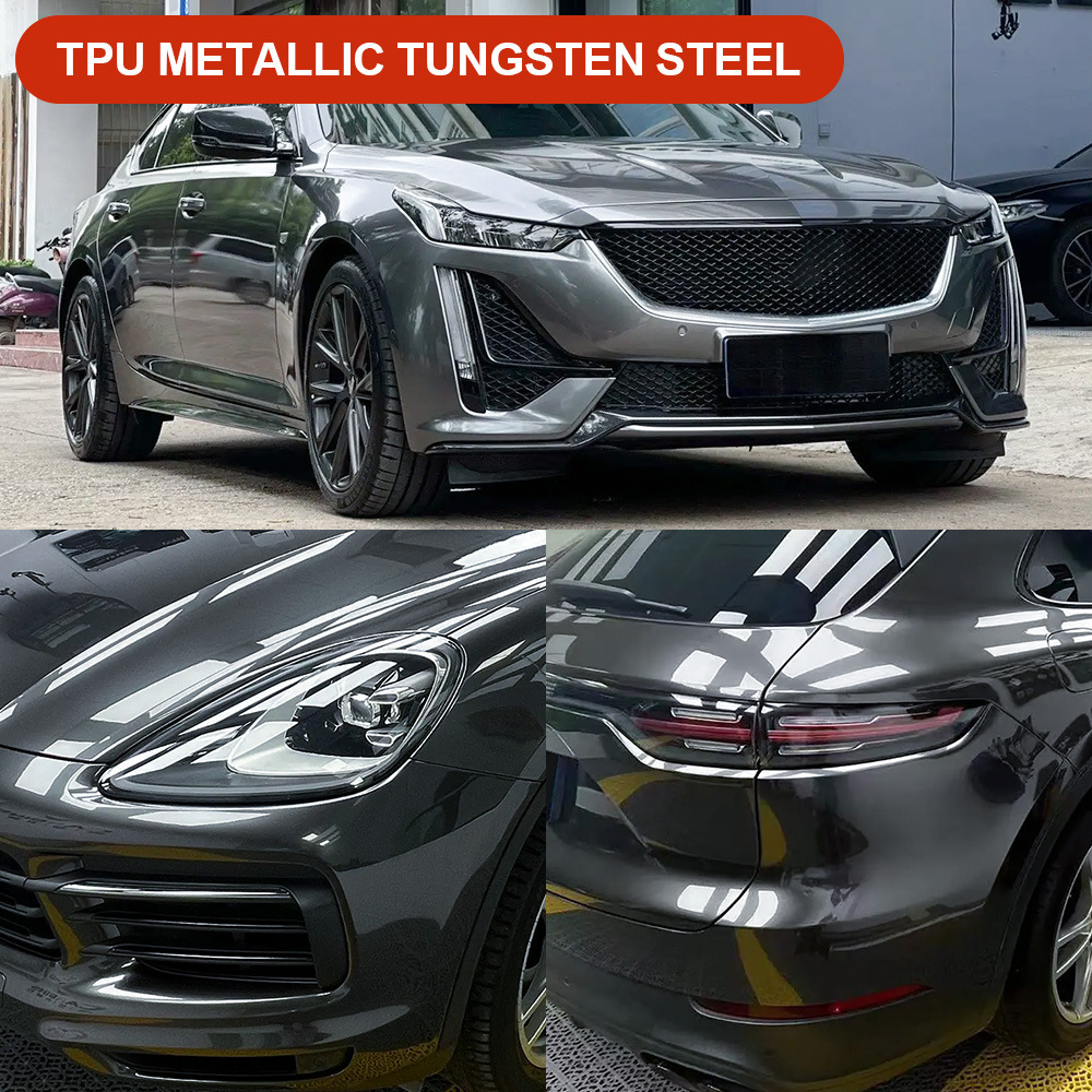 Axxpel Metal Tungsten Steel Tpu Car Paint Surface Color-Changing Protective Film Ppf Thermal Repair Scratch Protection
