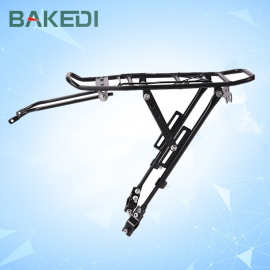 自行车后衣架 铝合金后货架碟刹快拆式山地车衣架后尾架