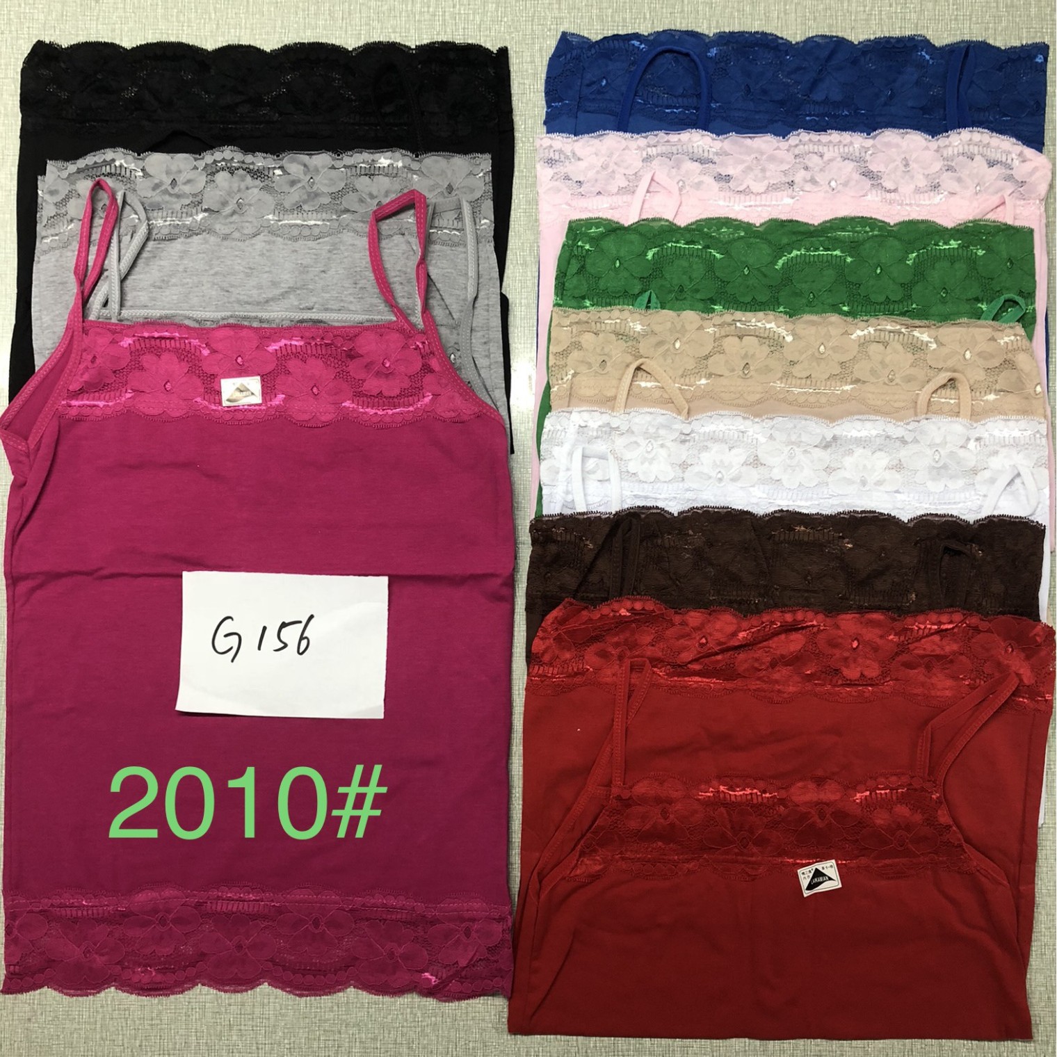 New Casual Lace Women's Sports Yoga Vest Casual Slim-fit Lengthened All-match Slip Top Wholesale