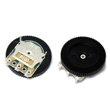 Risym 齿轮电位器 B103 10K 单联 拨盘电位器 16*2MM（盘厚度）