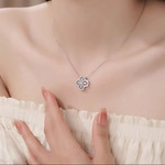 新款925银项链女轻奢气质小众四叶草百搭高级感饰品不掉色批发