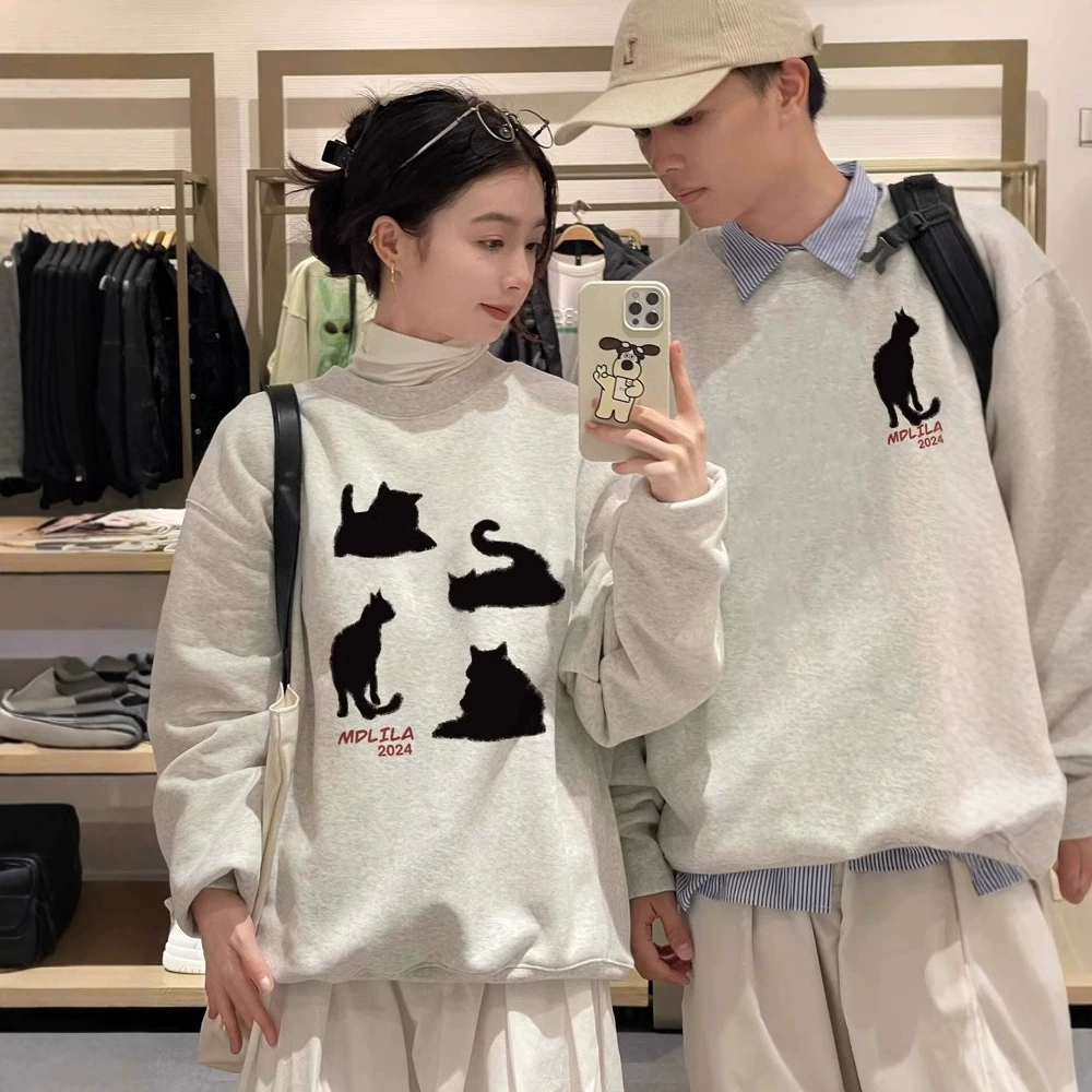 Красные пары осенние свитера одежда премиум-класса 2024 новый модный дизайн для мужчин и женщин весна и осень специальные