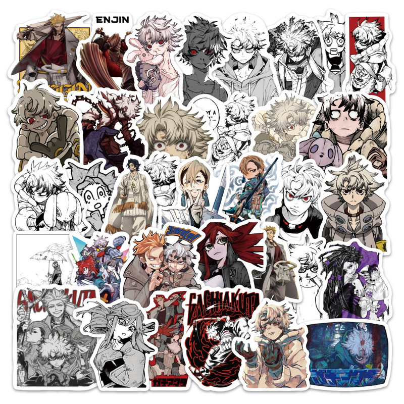 60 Gachiakuta War Ghost Cartoon Graffiti Stickers Cross-Border Decoration Car Luggage Stickers Wholesale 60 Gachiakuta War Ghost Cartoon Graffiti Stickers Cross-Border Decoration Car Luggage Stickers Wholesale