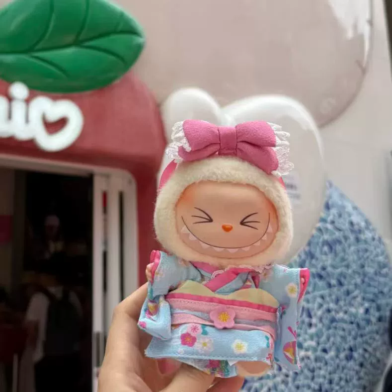 Ручная работа 17cm поколения стоящая кукла-кимоно, наряд для куклы, подвески для кукольной одежды, наряд для куклы