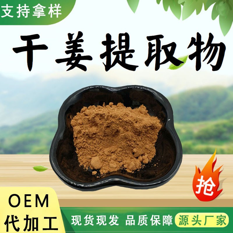 干姜提取物10:1水溶性粉食品级原料植物萃取粉末药食同源货包邮