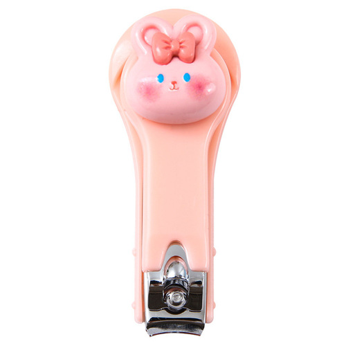 Cartoon cute nail clippers single pack creative portable folding nail clippers student home mini small nail clippers