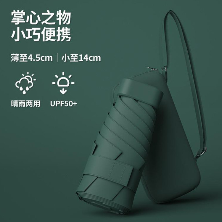 ミニビニール日焼け止めパラソル折りたたみコンパクトポータブルリングハンドル日傘卸売日傘メーカー在庫|undefined