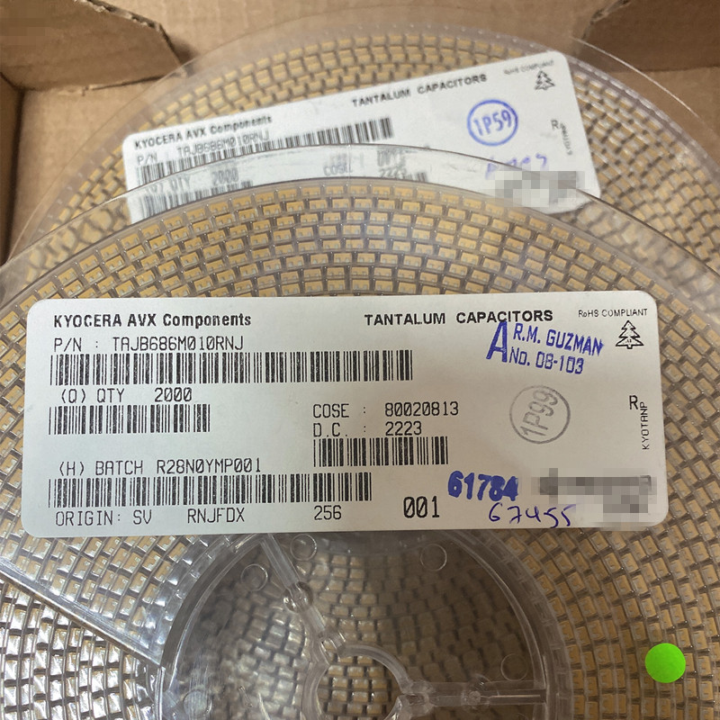 原装钽电容TAJB47K016RNJ 16V47UF B型 3528贴片钽电容