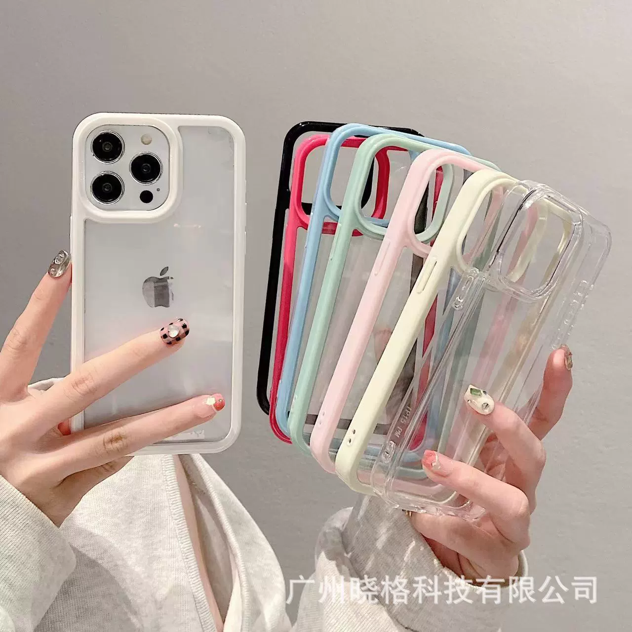 Чехол для телефона (совместим с Apple), утолщенная широкая окантовка, ударопрочный складной дизайн, совместим с несколькими моделями