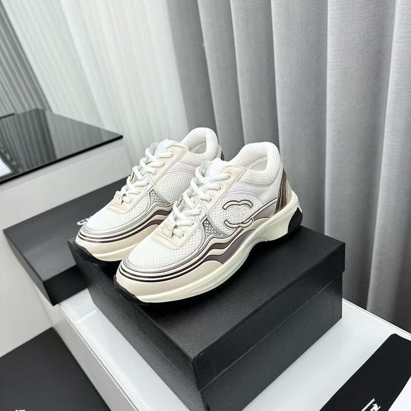 2025 Xiaoxiangfeng ゴールドとシルバーのランニングシューズ、スポーツシューズ、シルバーホーンキングカップル、男性と女性、ゴールデンホーン高さ増加パパシューズ、厚底|undefined