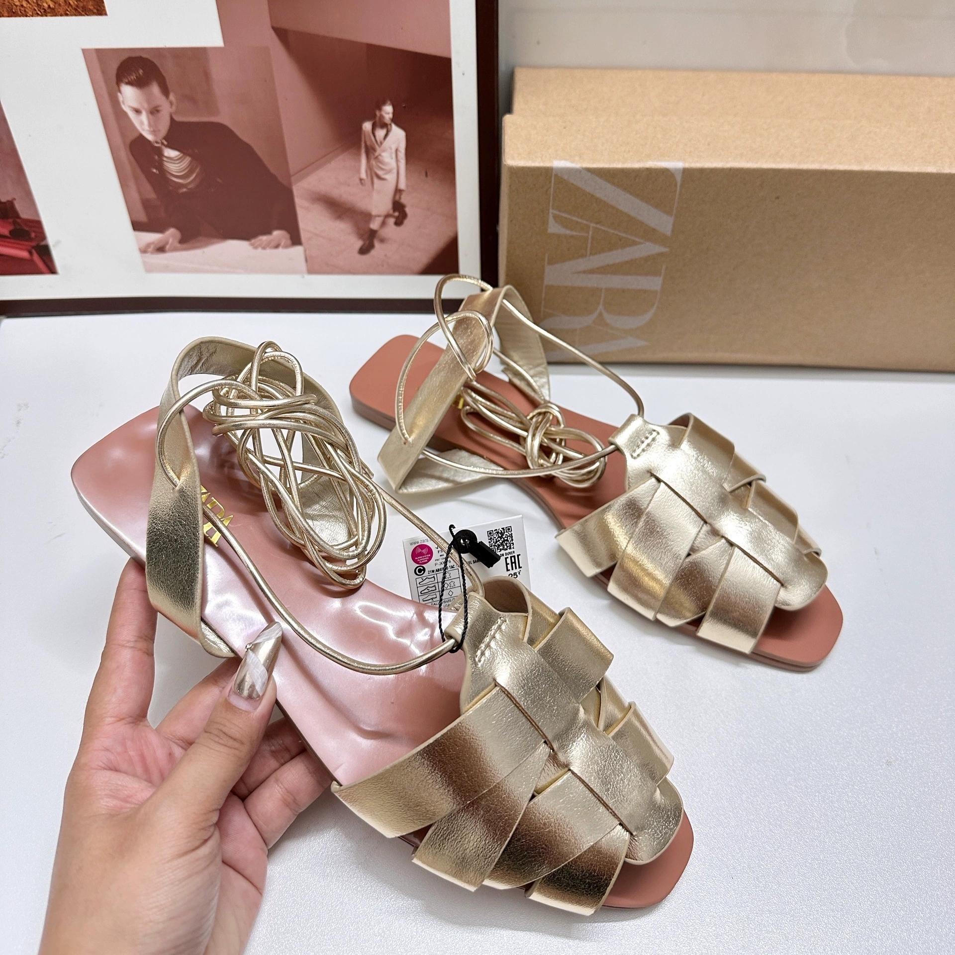 Summer high fashionable belt pointy toe, sandals, footwear, European style